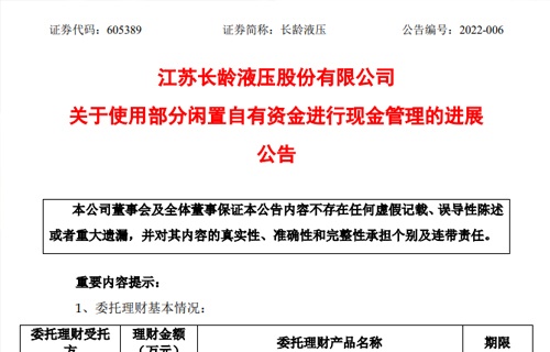 蜂鸟电竞关于使用部分闲置自有资金进行现金管理的进展公告